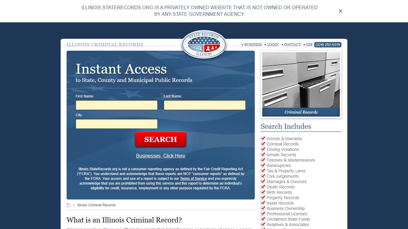 Illinois Criminal Records | StateRecords.org